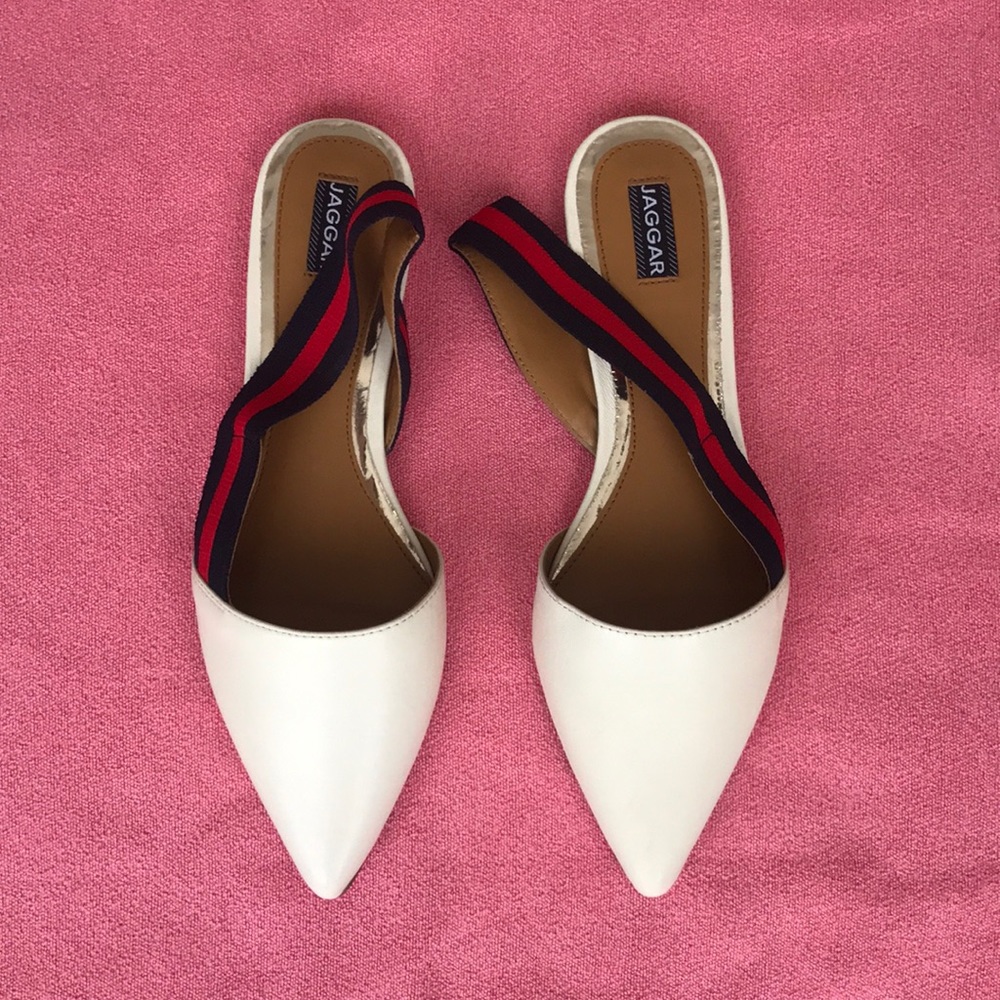 Jaggar the label “action leather flat”/slingback